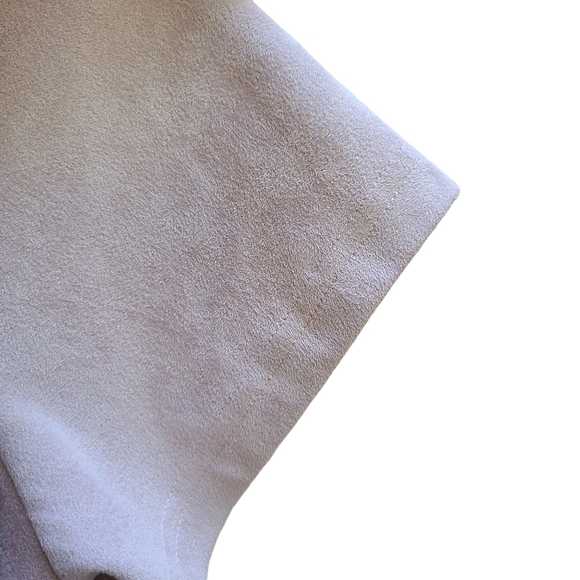 Joh Faux Suade Soft Light Pink Mauve Dress, Size Large - Picture 6 of 11